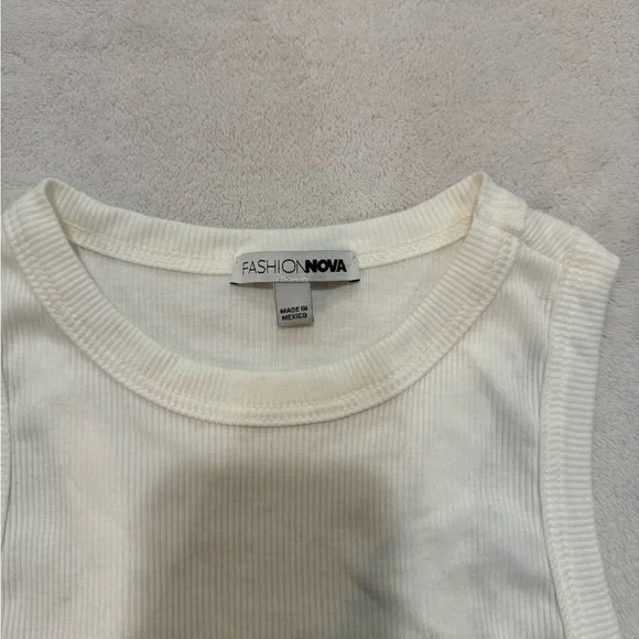 Fashion Nova Racerback Graphic Rhinestone Tank​ - Picture 3 of 4